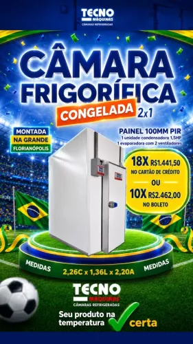 CAMARA CONGELADA 2X1 REFRI TECNO