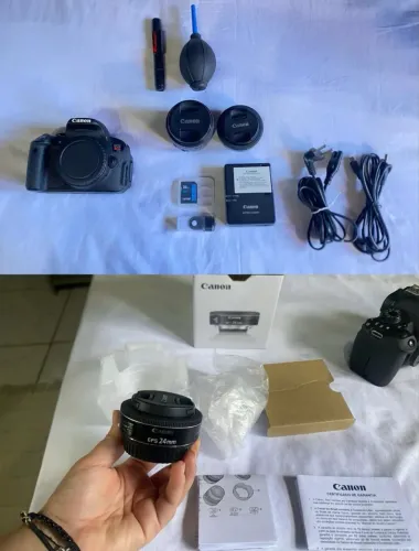 Canon T5i + Lente kit 18-55 + 24 mm