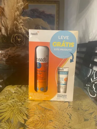 Kit Protetor Solar Needs Facial FPS 70 40g + Corporal FPS 50 Aerossol 200ml