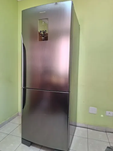 Geladeira panasonic 425 litros inox