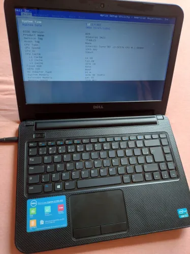 Notebook Dell i3 tela vazada e uns detalhes leia