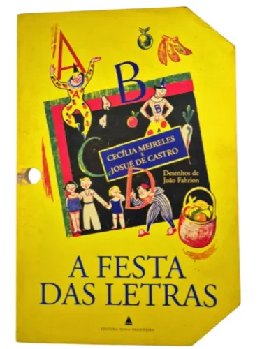 Livro Raro, A Festa das Letras, Edição Colecionador, Exemplar de Divulgação, Ano 1996