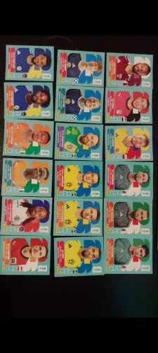 Figurinhas da copa originais $1,00