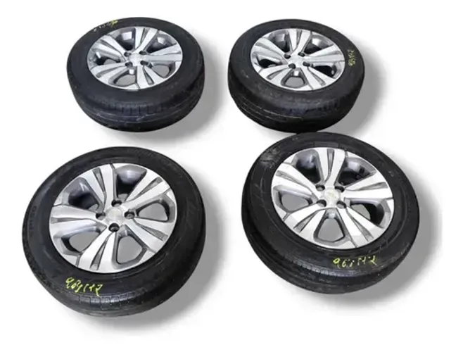 Jogo De Roda Com Pneu Bridgestone 205 60 R16 Spin 2023 A1