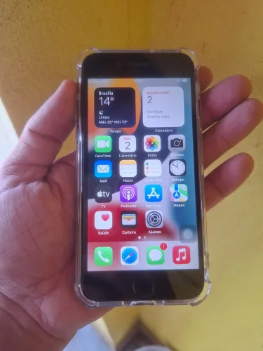 Iphone 7 128gb com capinha, e carregador, Bateria 100%, icloud livre.
