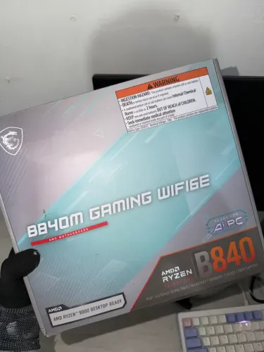 Kit am5 Ryzen 5 + b840 silver wifi 8gb de ram ddr5