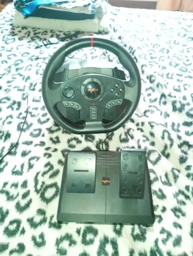 Volante gamer para PC, PS4 e Xbox One