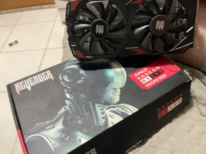 Placa de vídeo Rx580 8gb