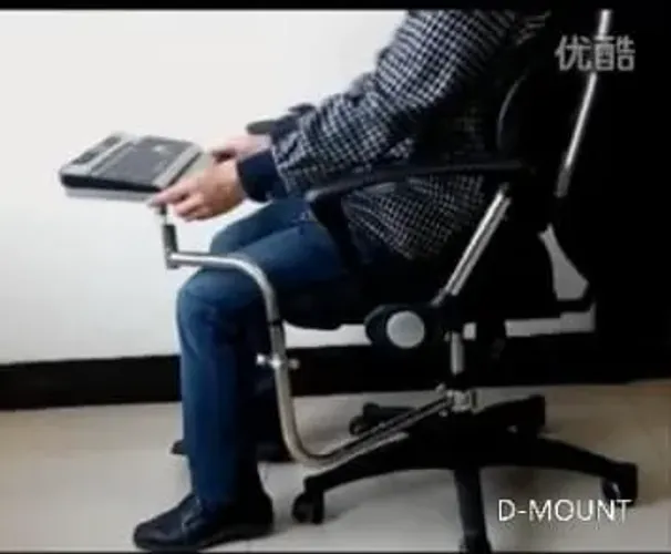 Suporte de Teclado e Mouse para Cadeira - OK330 + teclado + mouse