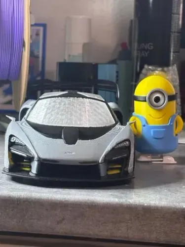 ?Miniatura McLaren Senna Escala 1:24 - Impressão 3D