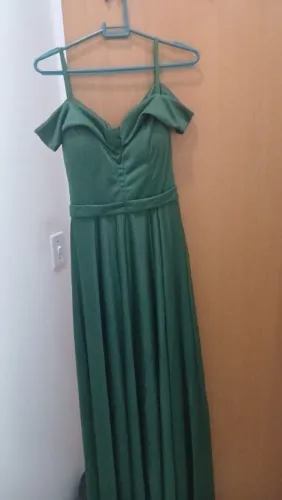 Vestido de festa verde