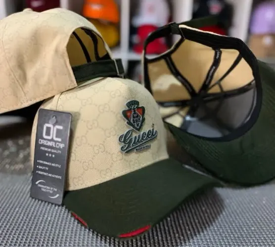 Boné Gucci Creme Rasgadinho Novo 