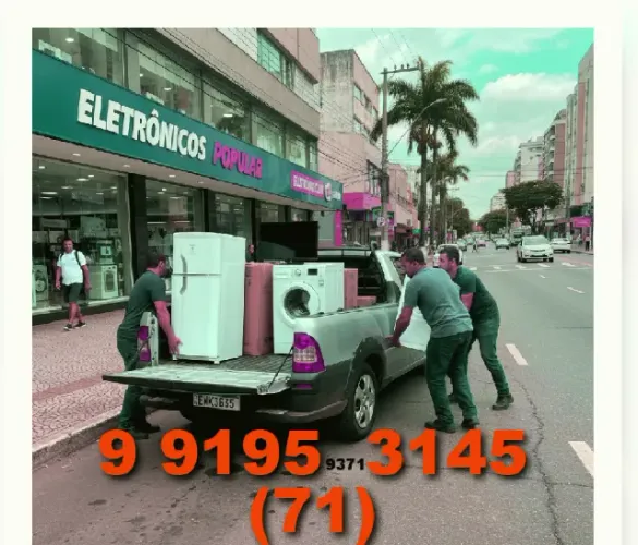 Frete Rápido Barato em Ipitanga, Itapuã e Vilas do Atlântico Ligue: (71) 9/9195/3145 André