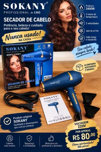 Secador de cabelo