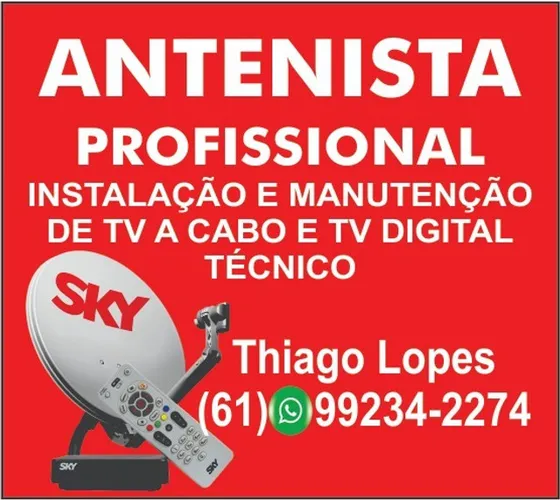 Antenista #apontamento águas lindas