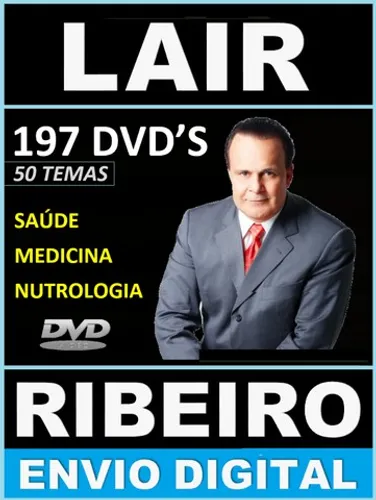 Dr Lair Ribeiro dvd Medicina Saúde Nutrição dvd Lair Ribeiro 197 dvds