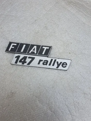 Fiat 147 rallye emblema tampa traseira novo