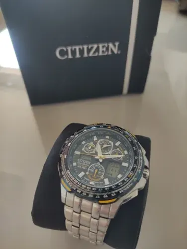 Relógio Citizen Blue Angels Skyhawk Ecodrive Jy0040-59l