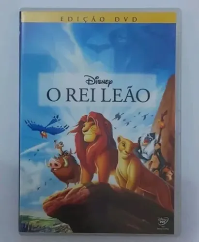 DVD REI LEÃO ANIMAÇÃO DISNEY ORIGINAL