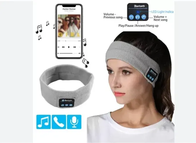 Fones de ouvido para dormir faixa bluetooth 