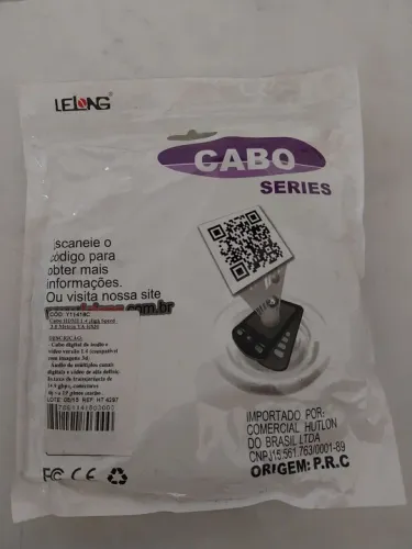 Cabo HDMI 1.4 3.0 Metros - Alta Velocidade