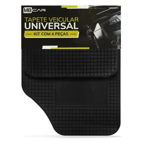 Tapete Veicular Universal Kit 4 Peças