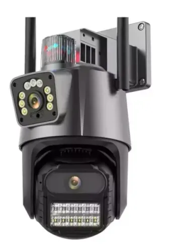 camera de segurança com lente dupla