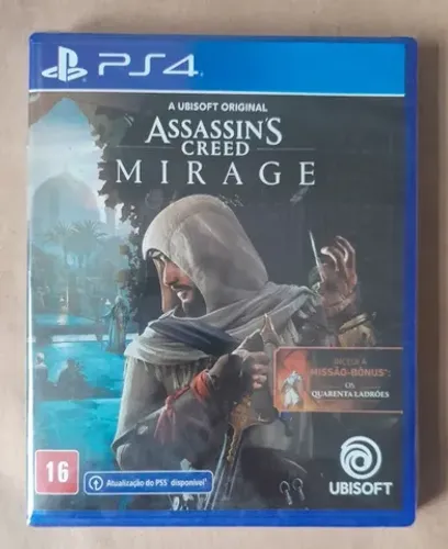 Assassins Creed Mirage Jogo Playstation 4 Novo Lacrado