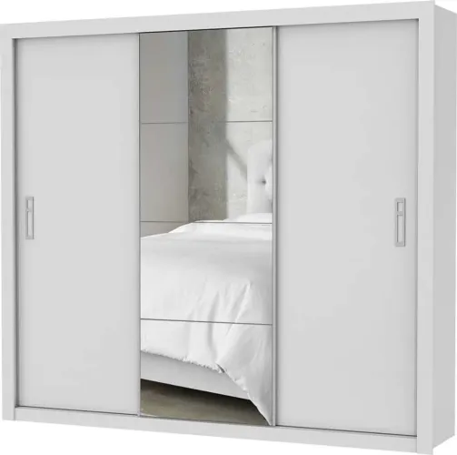 Guarda Roupa Casal 3 Portas 216cm (Novo Direto da fábrica)