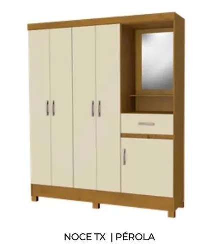 Guarda roupa com espelho 