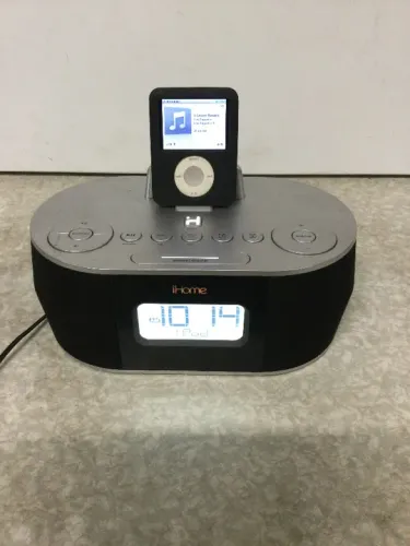 radio relogio fm com dock para ipod