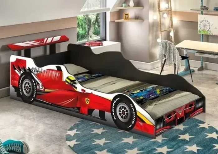 Cama Infantil Fórmula 1 - Vermelho