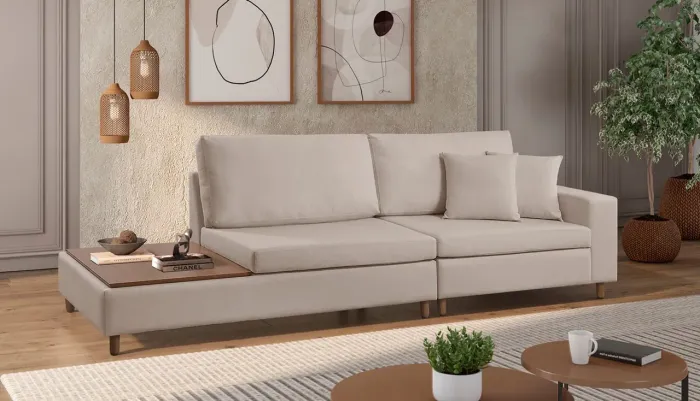 Sofá trype com chaise
