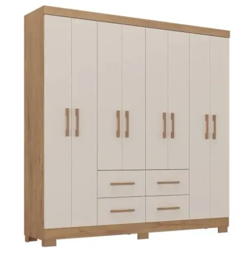 Guarda-roupa casal itapema 8 portas FRETE GRÁTIS 