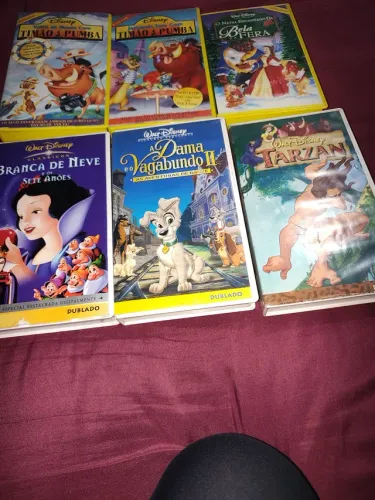 Fitas VHS Disney 