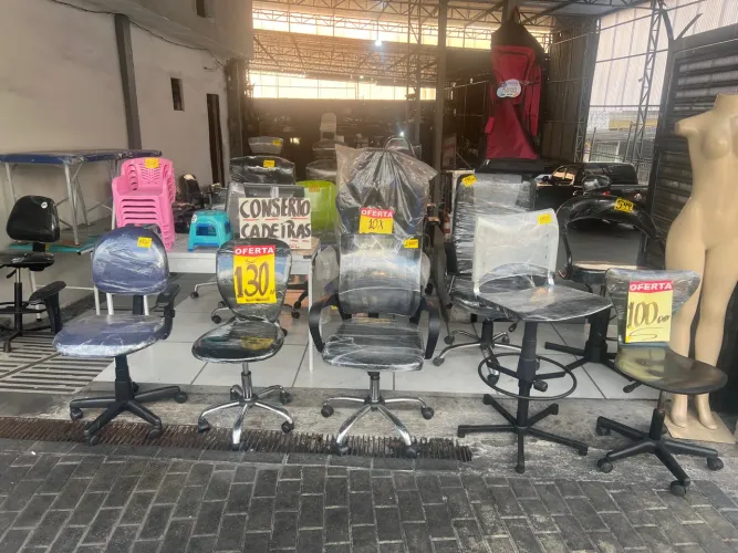 Cadeiras escritório vendo e conserto