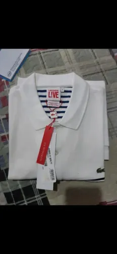 Polo Lacoste Live - Branco - Novo pra hoje 