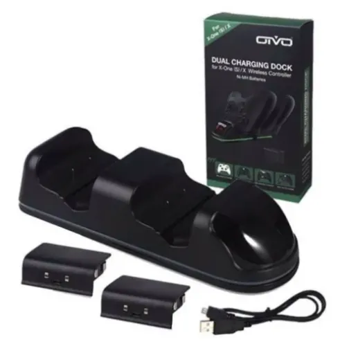 Base Dock Carregador Duplo de Controles Joystick Xbox, One(s) Xcarregador X-1876