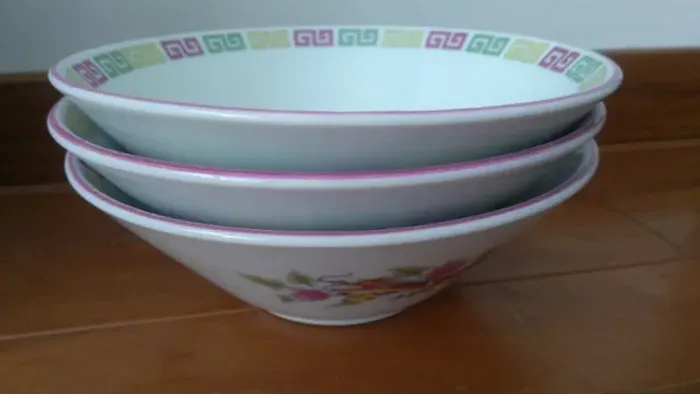 Tigelas de porcelana para ramen