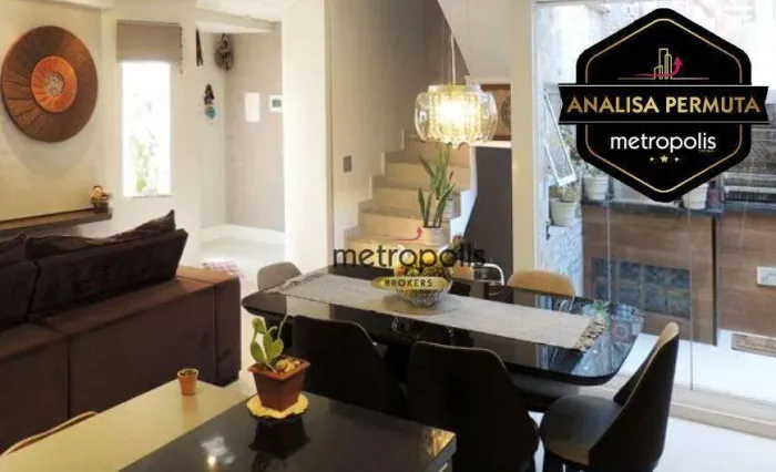 Sobrado à venda, 198 m² por R$ 1.441.000,00 - Vila Valparaíso - Santo André/SP