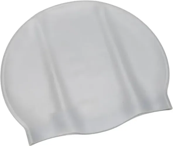 touca de natação silicone sun way elp0521 profissional-cinza