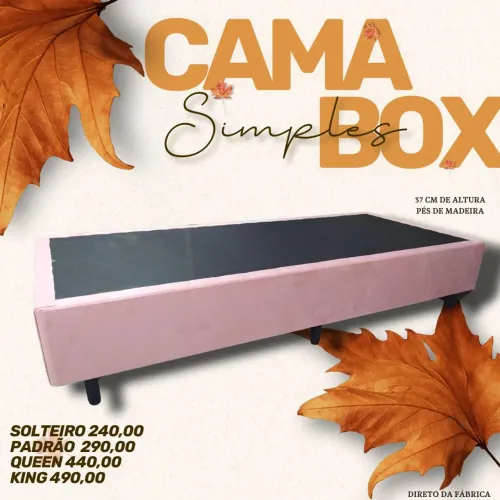 Cama Box Simples - Direto da Fábrica