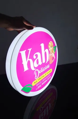 Placa Luminosa para Negócio 50x50 PROMOÇÃO 