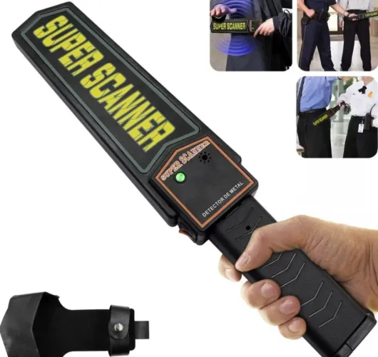 Detector de Metal Portátil Super Scanner com bateria 