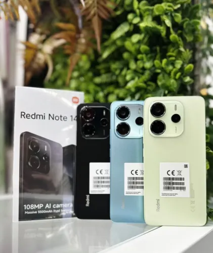 Celular Redmi Note 14 (4g) 256GB/08GB RAM Novo Capa e Pelicula Fone + Entrega Gratis