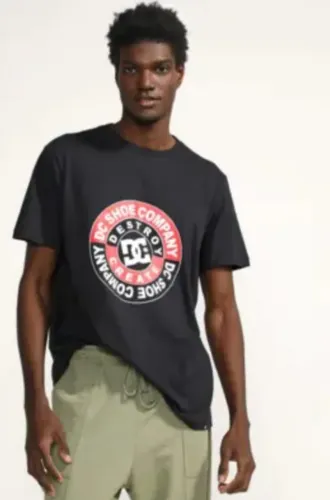Camiseta DC Shoes Circle Fill Preta
