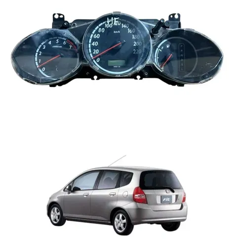 Painel Instrumentos Honda Fit 2005 2008 Automático Preto