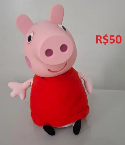 Peppa Pig - Pelúcia de 30 cm de altura