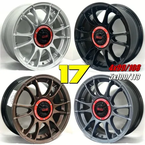 Rodas aro 17 scorro S 281 com calota multi furo novas