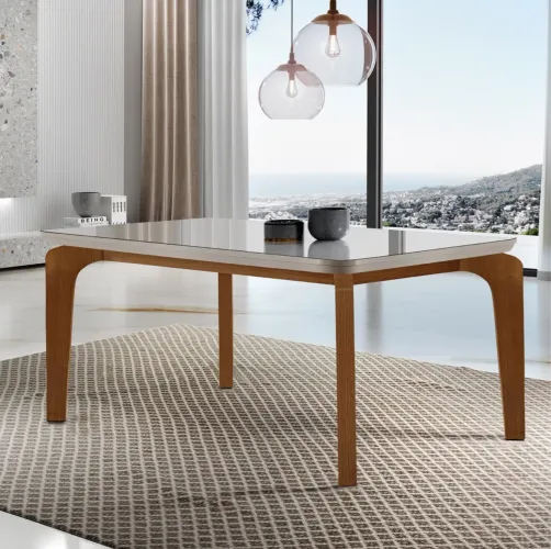 Mesa de Jantar Londres 1,80m Design Moderno Canto Copo tt32